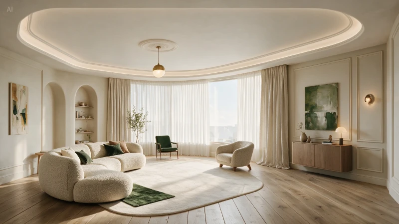 Seedream 5.0 Pro example: Freeform Markup Interior Edit