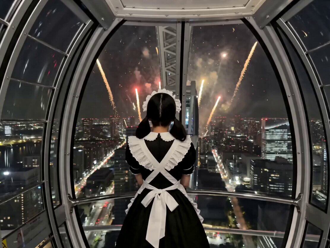 Ferris Wheel Beach Edit
